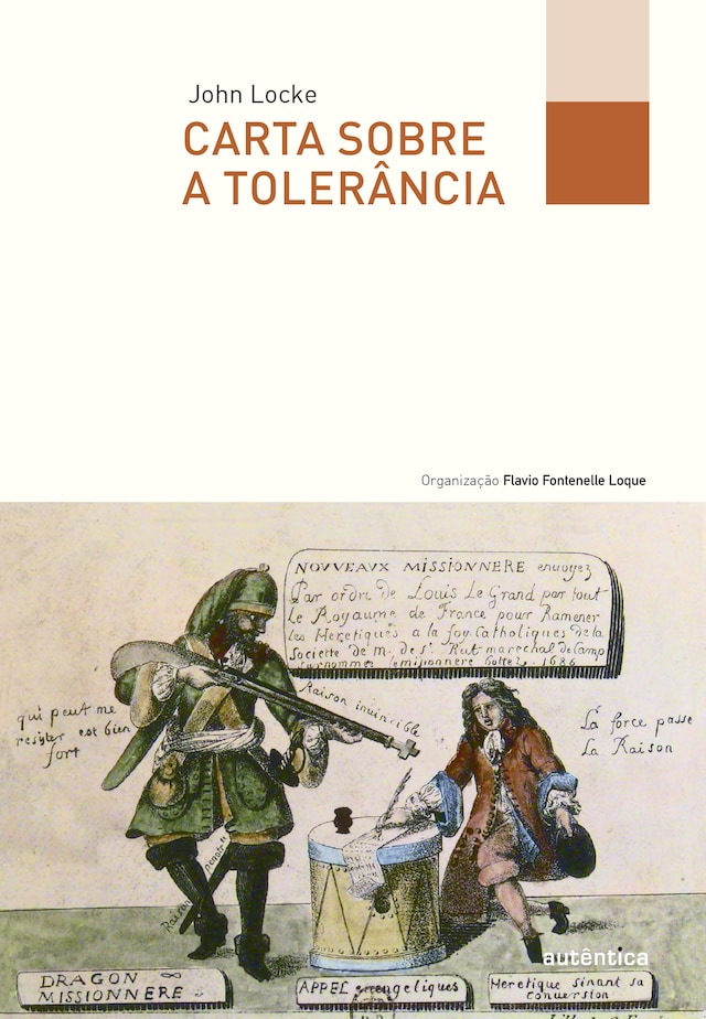 Book cover for Carta sobre a tolerância - Bilíngue (Latim-Português)
