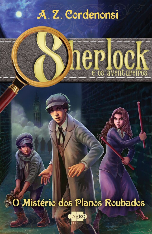 Buchcover für Sherlock e os Aventureiros: O mistério dos planos roubados