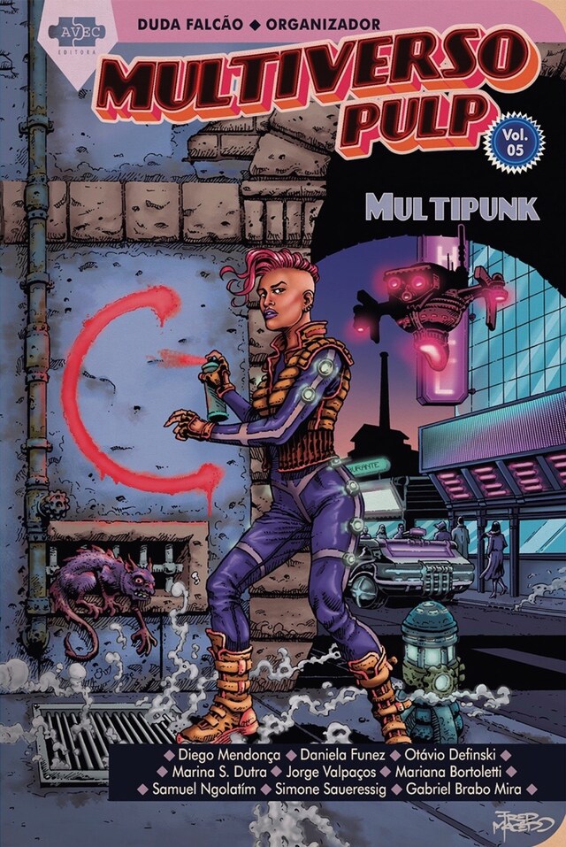 Couverture de livre pour Multiverso Pulp: multipunk