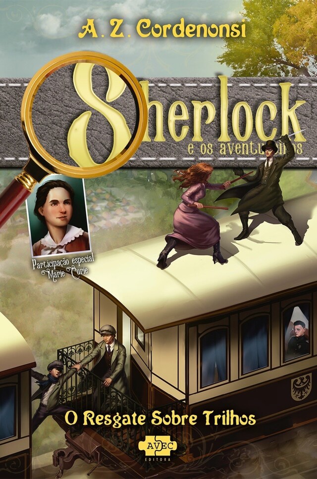 Buchcover für Sherlock e os aventureiros: o resgate sobre trilhos