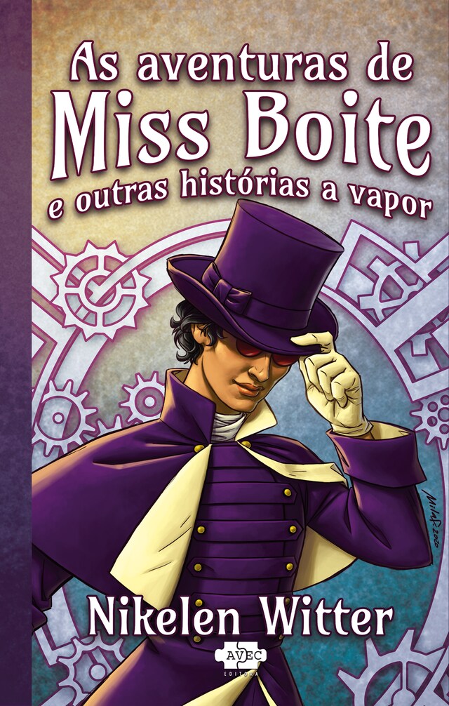 Okładka książki dla As aventuras de Miss Boite e outras historias a vapor