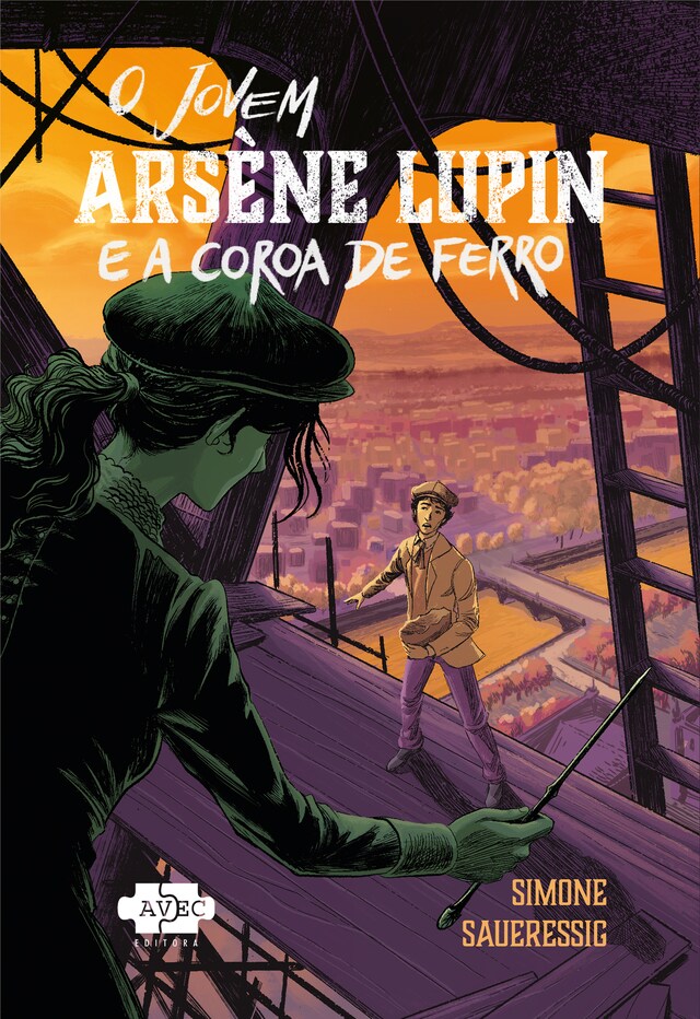 Copertina del libro per O jovem Arsène Lupin e a coroa de ferro