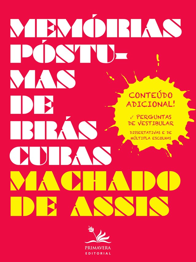 Couverture de livre pour Memórias póstumas de Brás Cubas