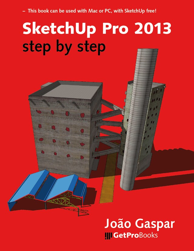 Kirjankansi teokselle SketchUp Pro 2013 step by step