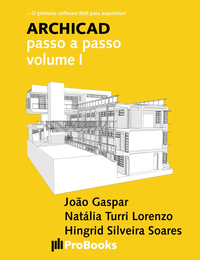 Portada de libro para ARCHICAD passo a passo volume I