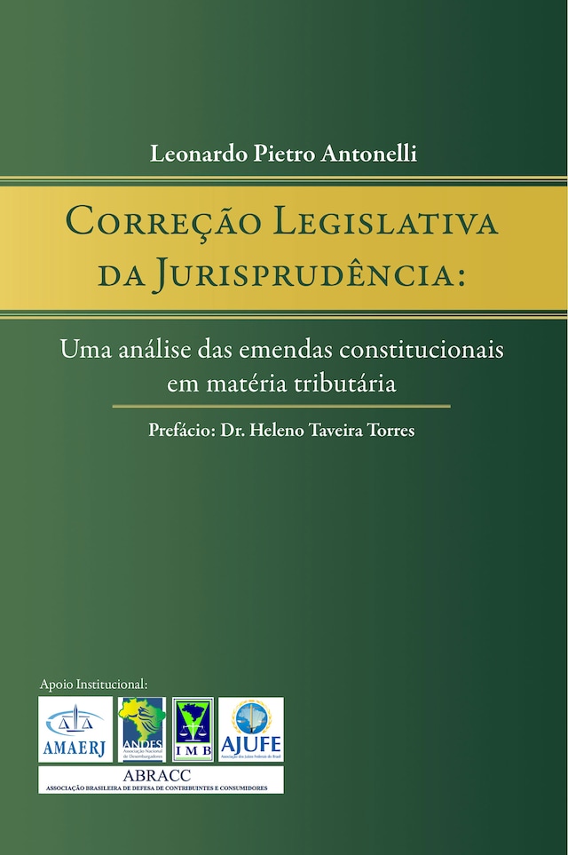 Boekomslag van Correção legislativa da jurisprudência