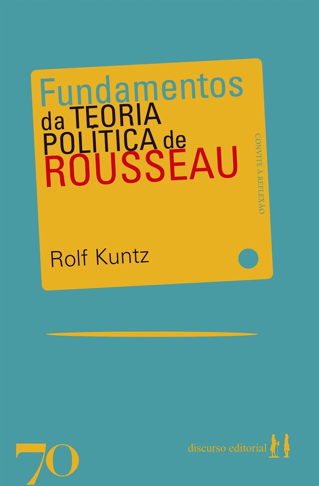 Kirjankansi teokselle Fundamentos da teoria política de Rousseau