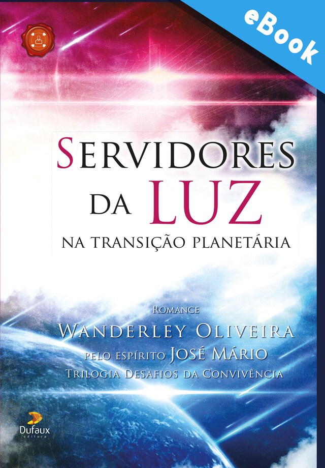 Buchcover für Servidores da luz na transição planetária