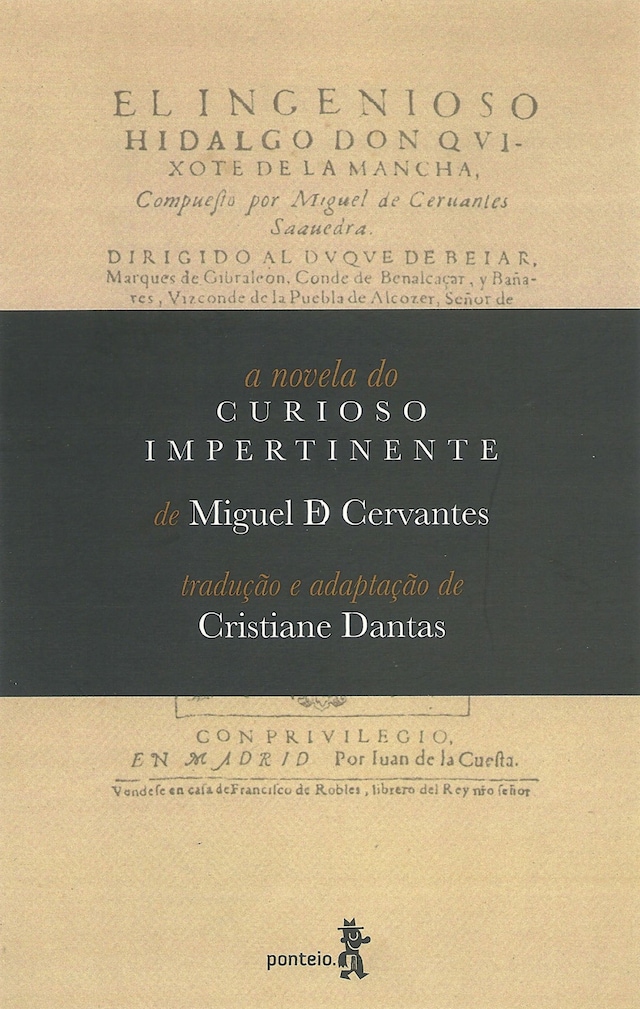 Book cover for A novela do curioso impertinente