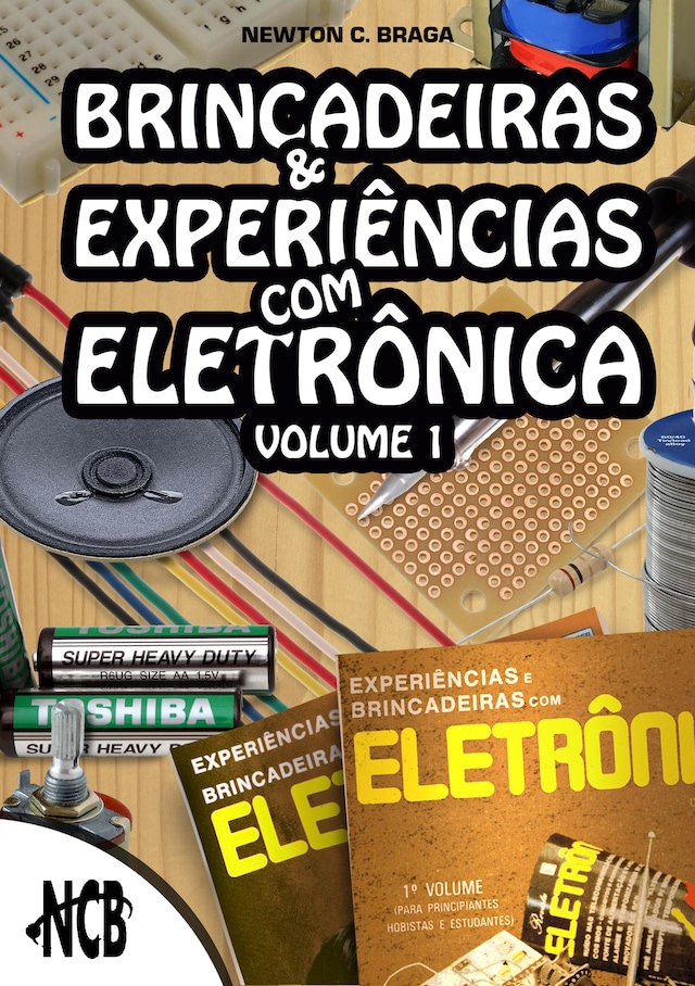 Buchcover für Brincadeiras e experiências com eletrônica - Volume 1