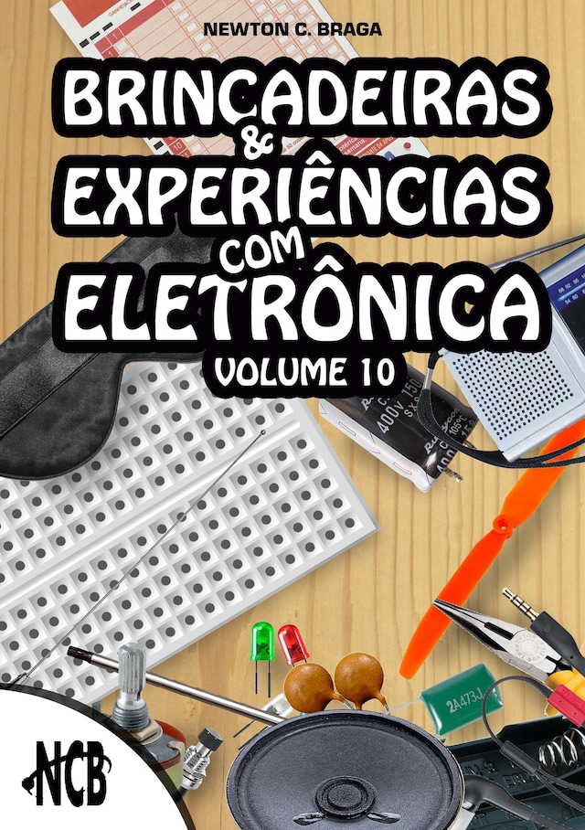 Buchcover für Brincadeiras e experiências com eletrônica - volume 10