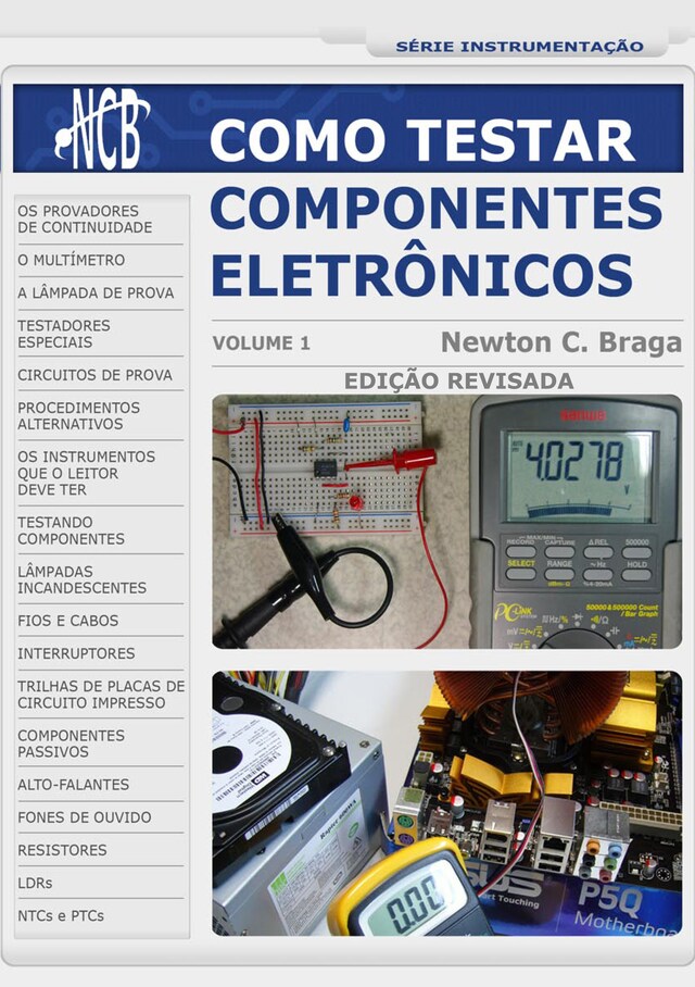 Buchcover für Como Testar Componentes Eletrônicos