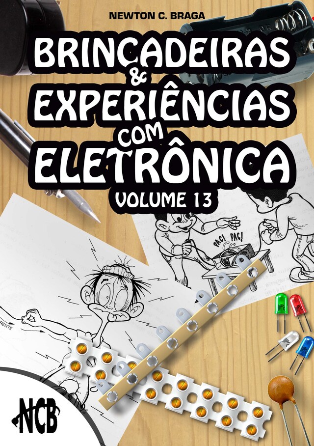 Buchcover für Brincadeiras e Experiências com Eletrônica - volume 13