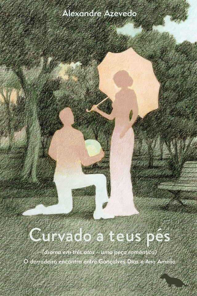 Book cover for Curvado a teus pés