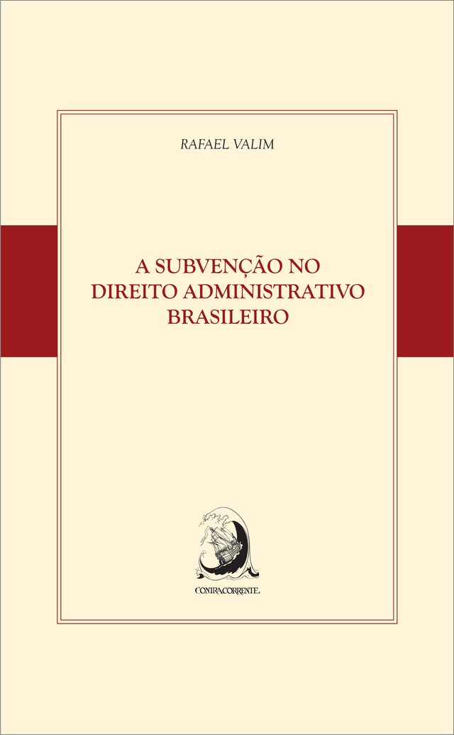 Copertina del libro per A subvenção no Direito Administrativo brasileiro