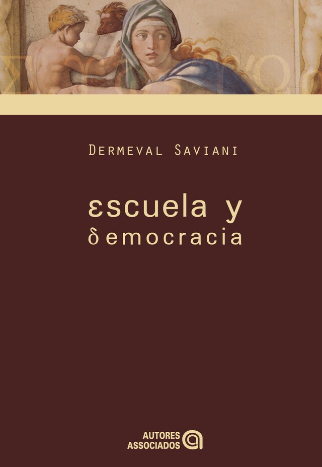 Copertina del libro per Escuela y democracia