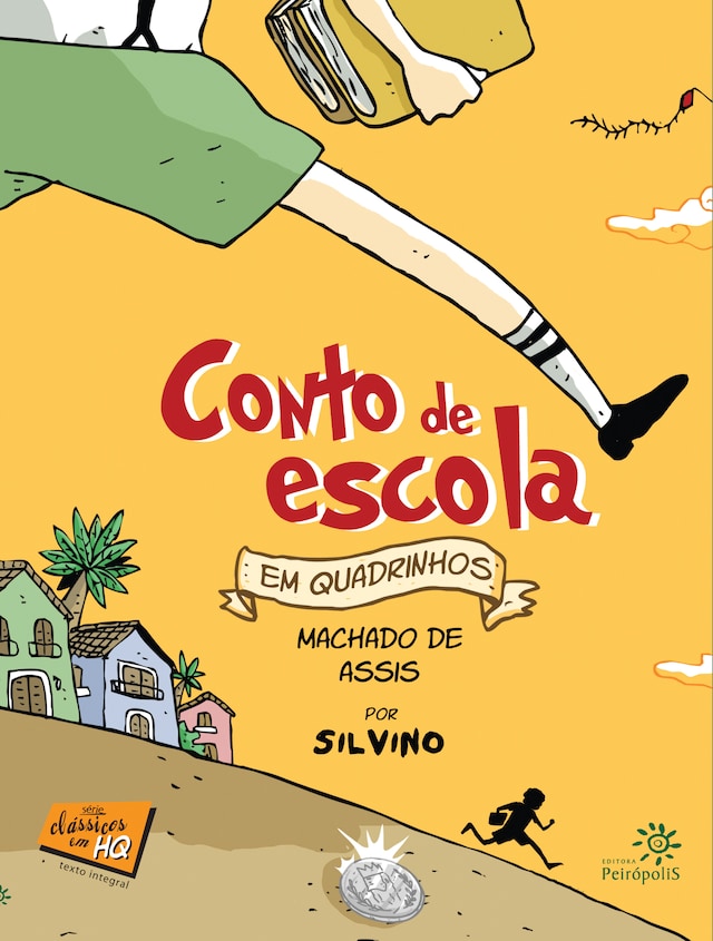 Book cover for Conto de escola em quadrinhos