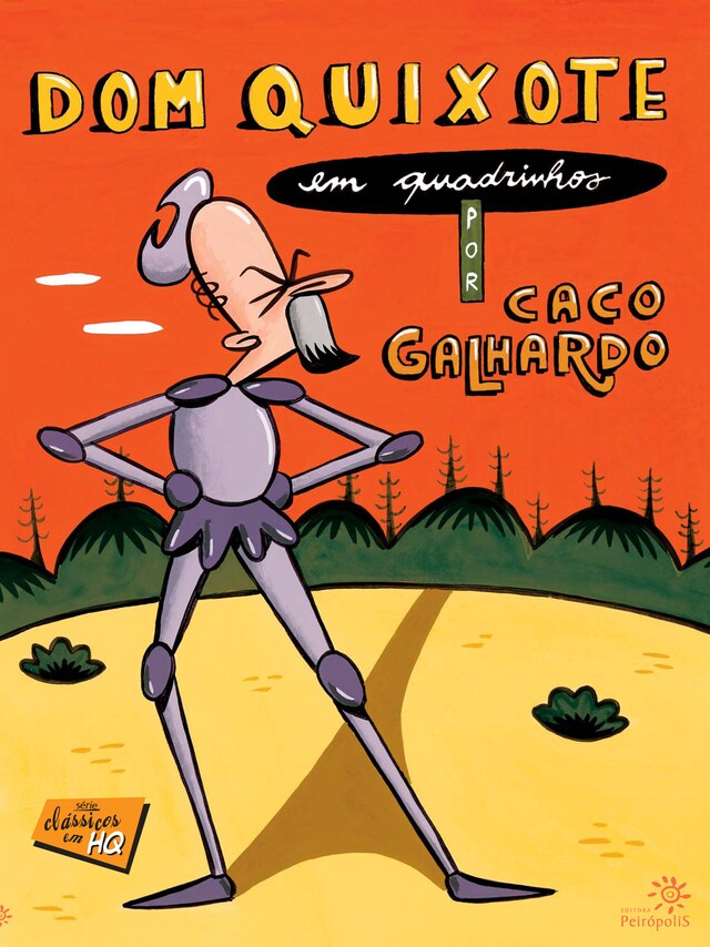Boekomslag van Dom Quixote em quadrinhos