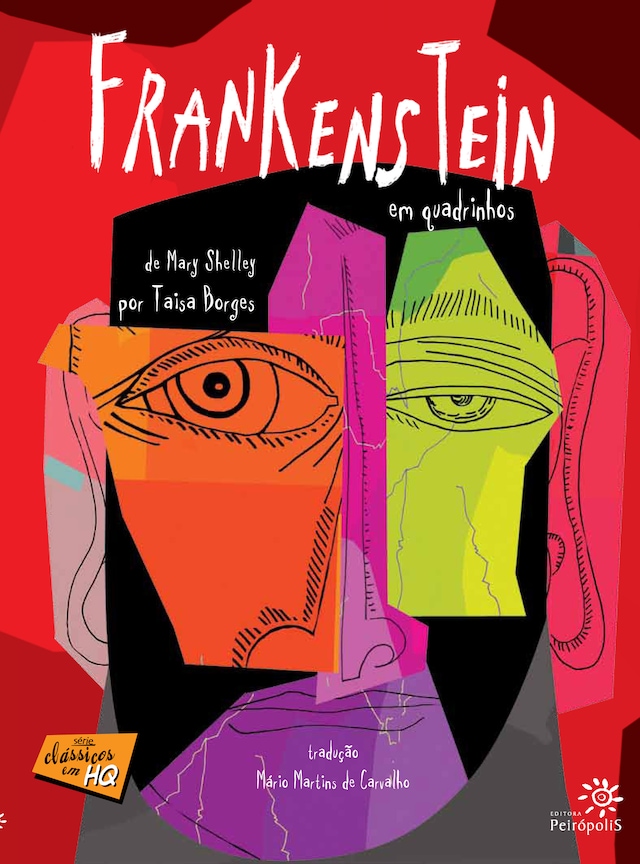 Book cover for Frankenstein em quadrinhos