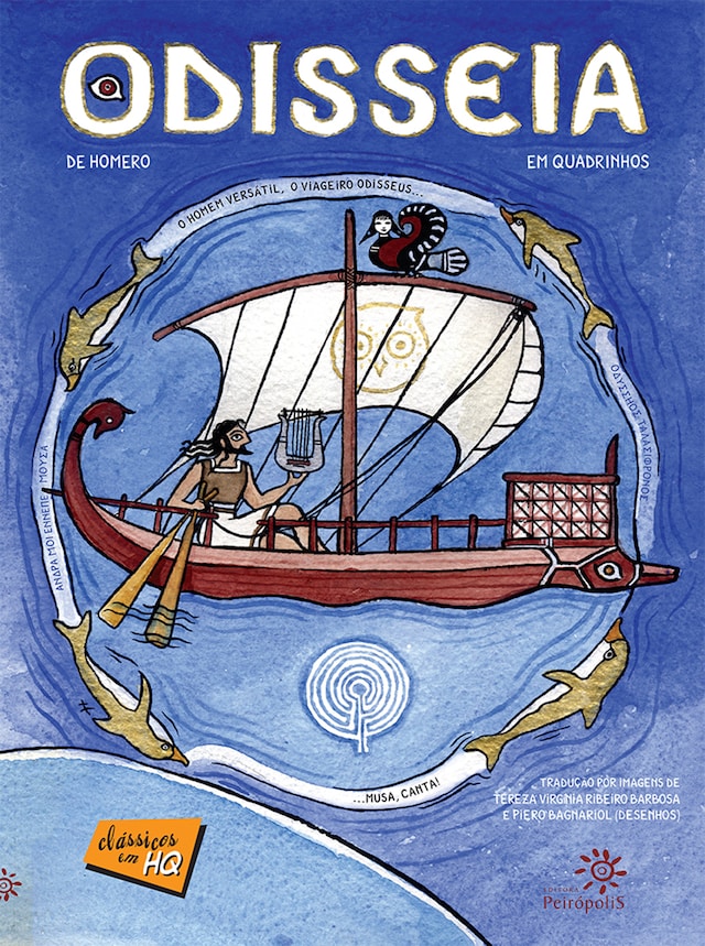 Book cover for Odisseia em quadrinhos