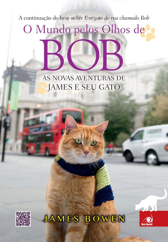 Portada de libro para O mundo pelos olhos de Bob