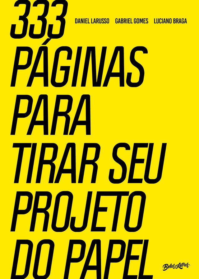 Buchcover für 333 páginas para tirar seu projeto do papel