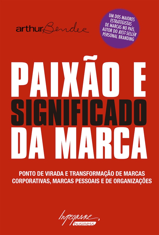 Book cover for Paixão e significado da marca