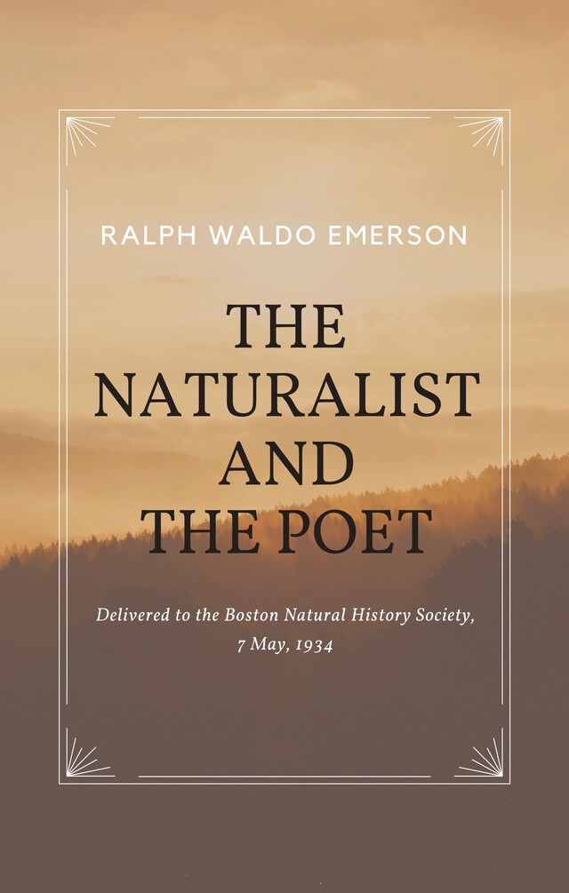 Book cover for Essays by Ralph Waldo Emerson - The Naturalist and The Poet