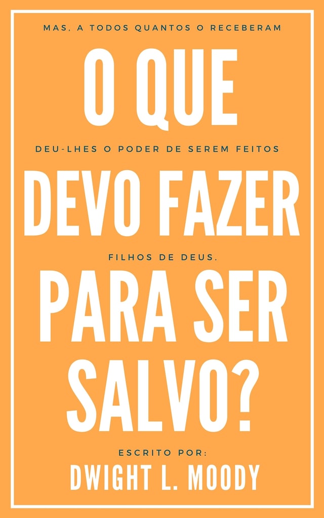 Buchcover für O que devo fazer para ser salvo?