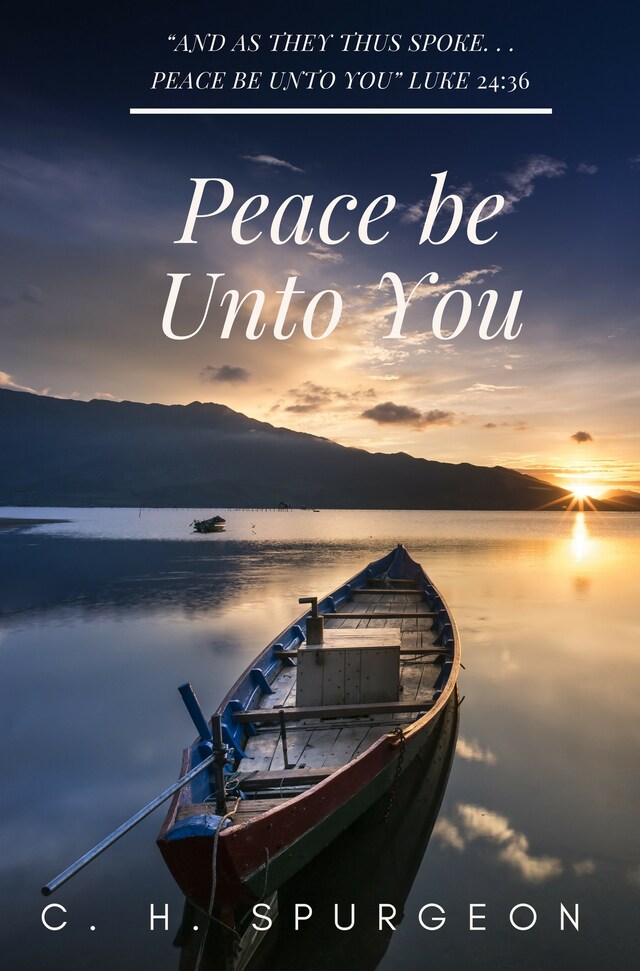 Boekomslag van Peace be Unto You