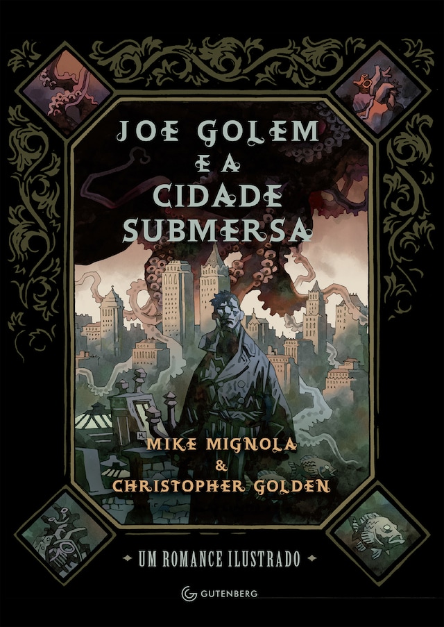 Book cover for Joe Golem e a cidade submersa