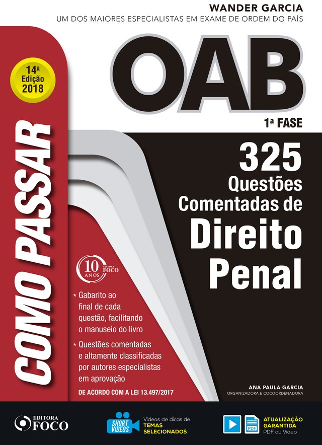 Bogomslag for Como passar na OAB 1ª Fase: direito penal