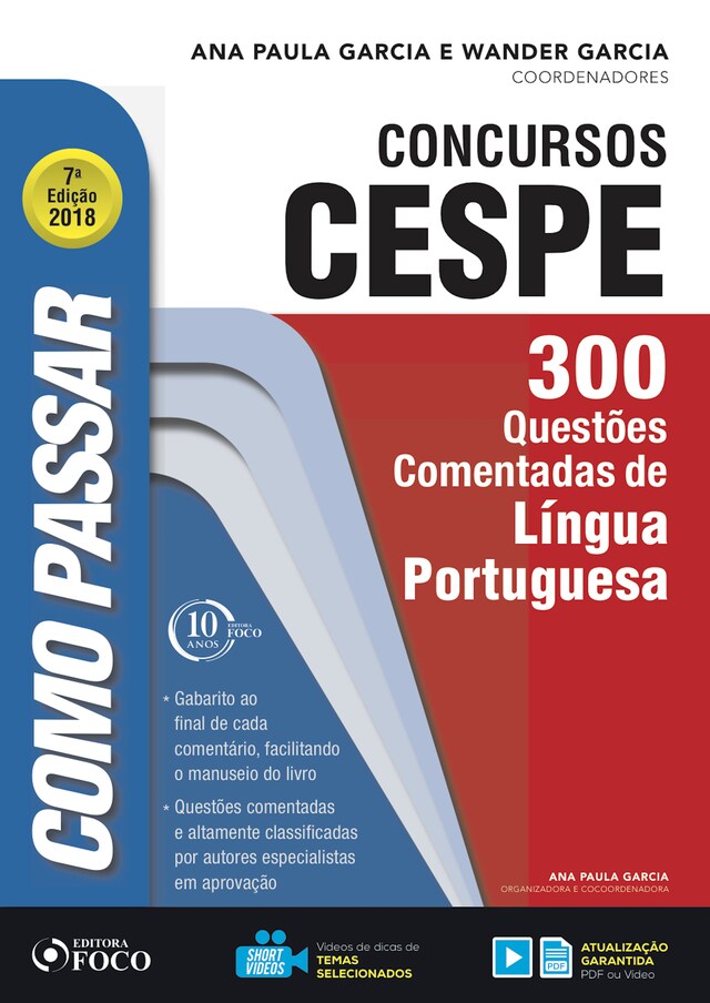 Buchcover für Como passar em concursos CESPE: língua portuguesa