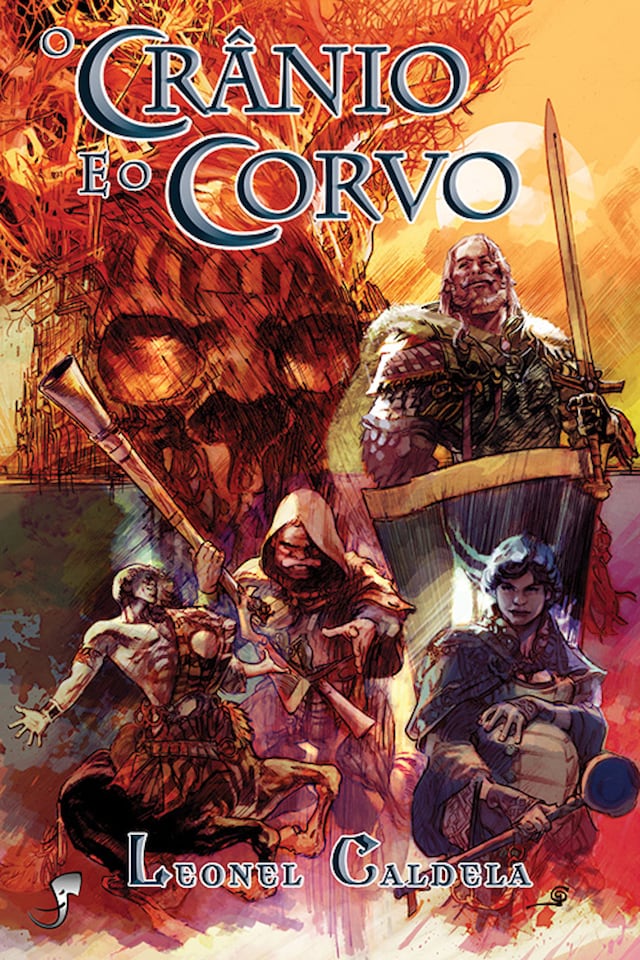 Book cover for O Crânio e o Corvo