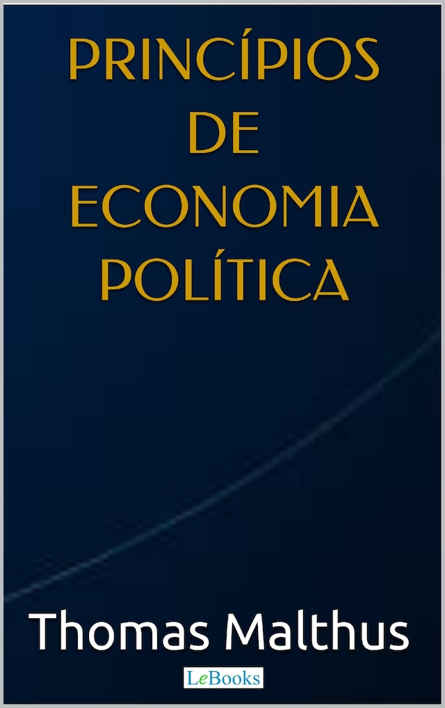 Book cover for Malthus: Princípios de Economia Política