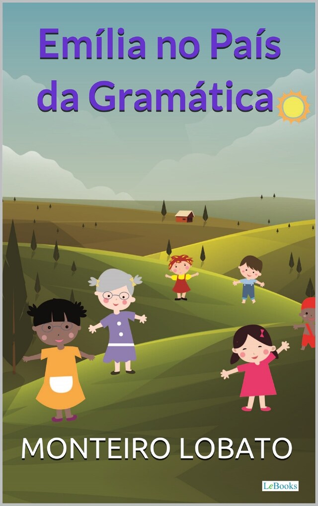 Buchcover für Emília no País da Gramática