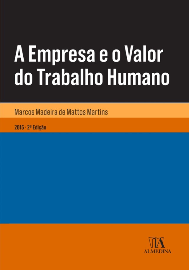 Book cover for A Empresa e o Valor do Trabalho Humano