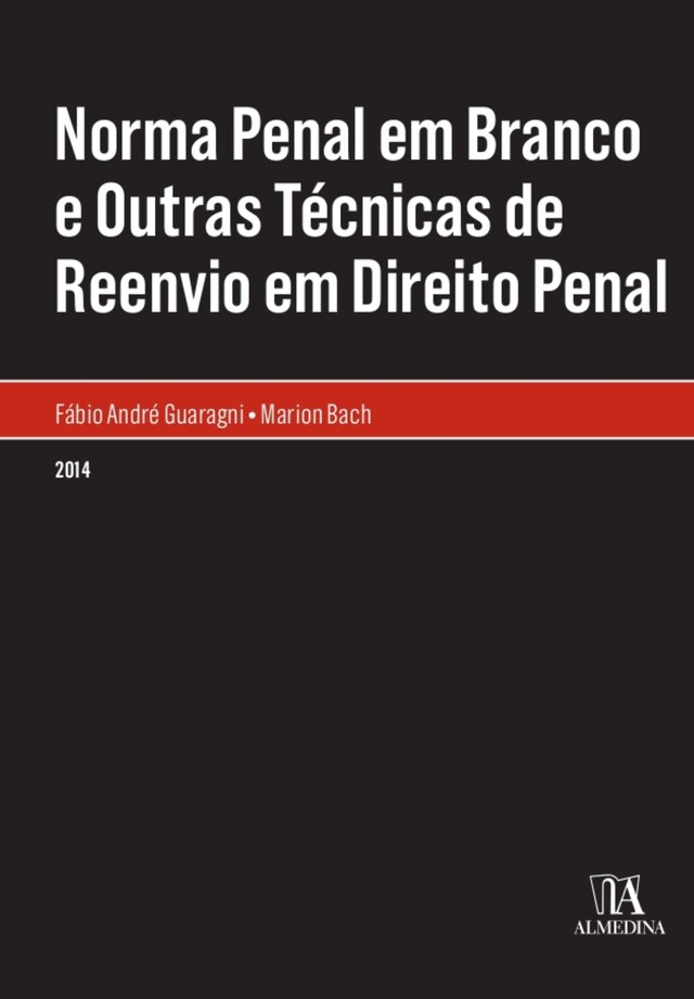 Bogomslag for Norma Penal em Branco e Outras Técnicas de Reenvio em Direito Penal