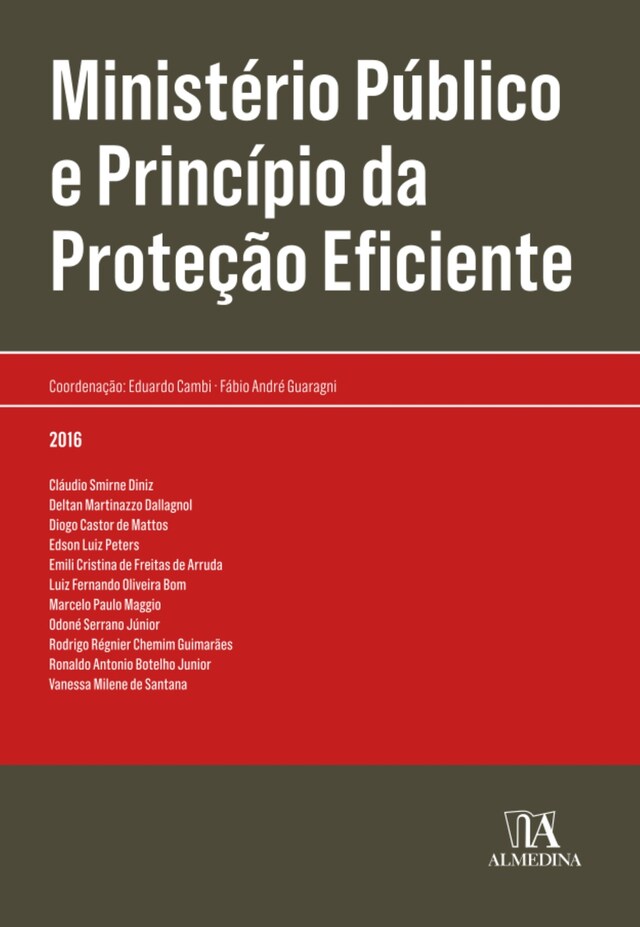 Book cover for Ministério Público e Princípio da Proteção Eficiente