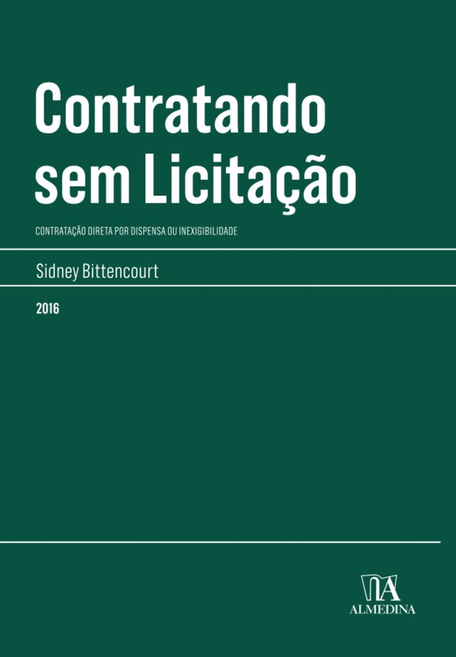 Buchcover für Contratando sem Licitação