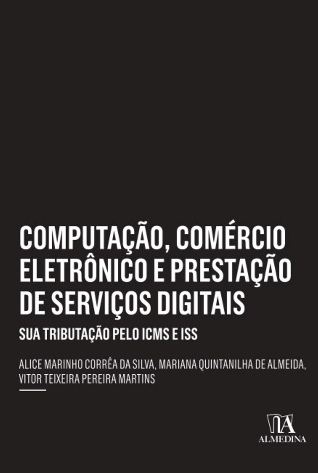 Portada de libro para Computação, Comércio Eletrônico e Prestação de Serviços Digitais