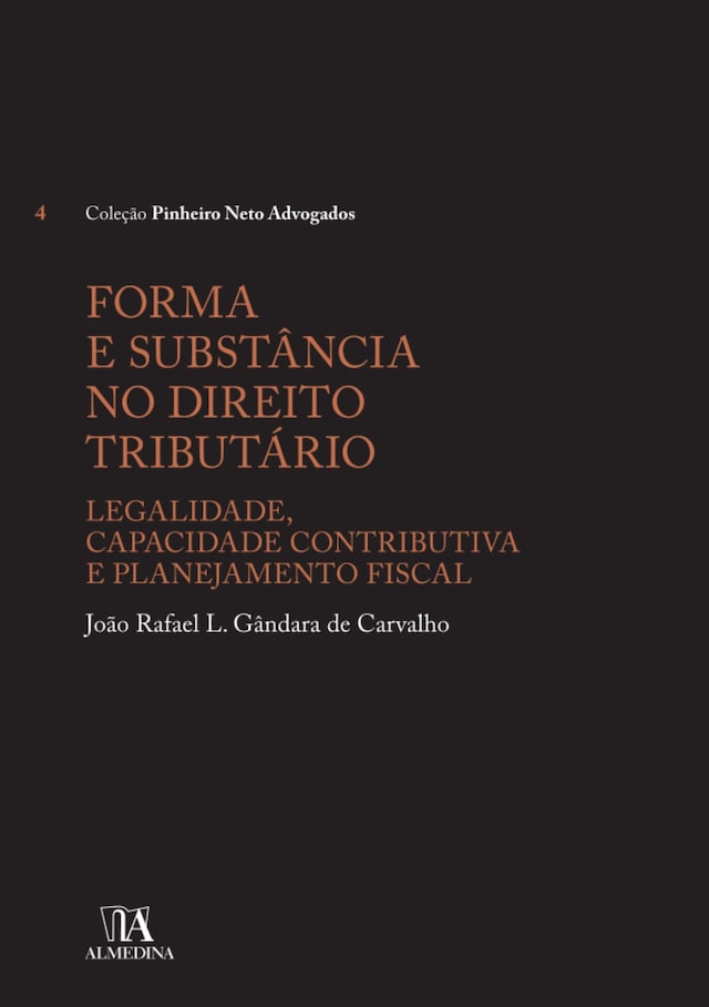 Book cover for Forma e Substância no Direito Tributário