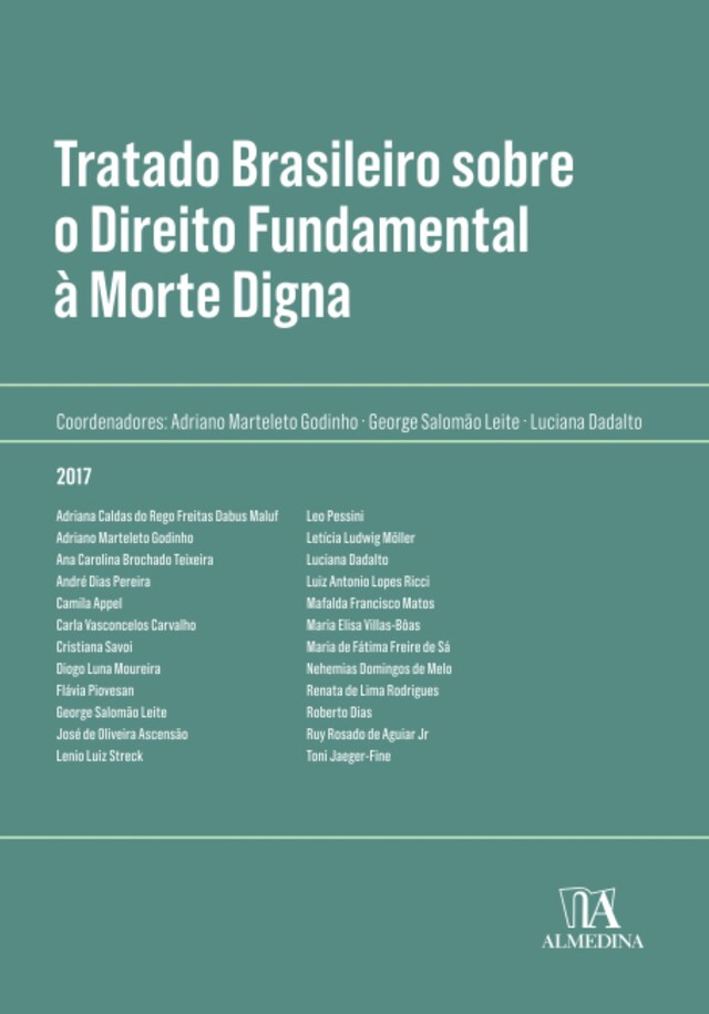 Kirjankansi teokselle Tratado Brasileiro sobre Direito Fundamental a Morte Digna
