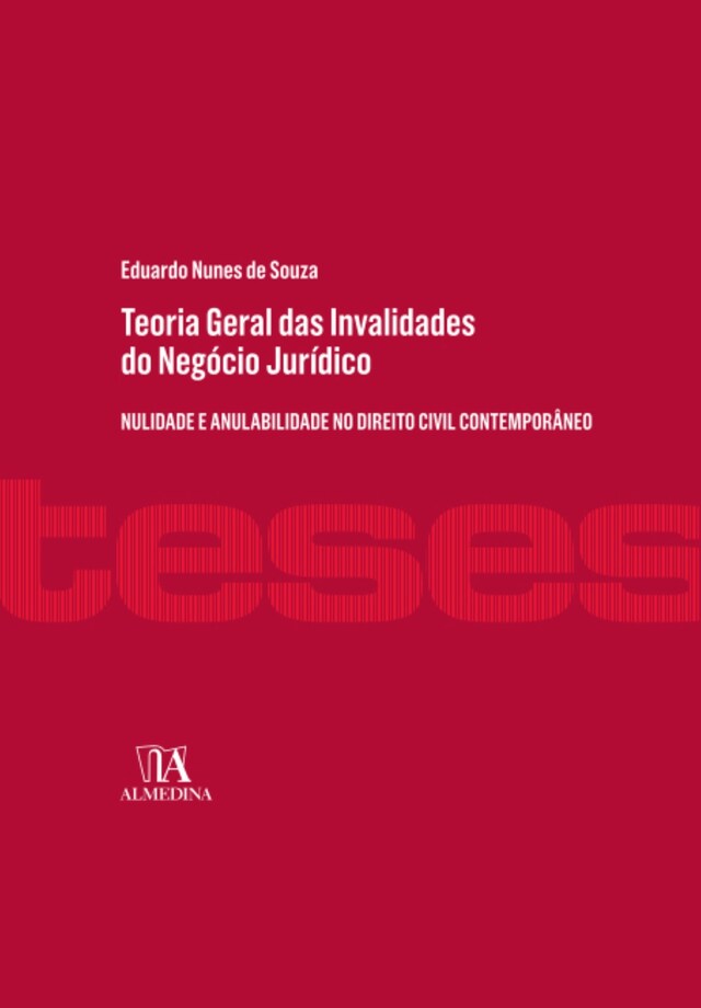 Book cover for Teoria Geral das Invalidades do Negócio Jurídico