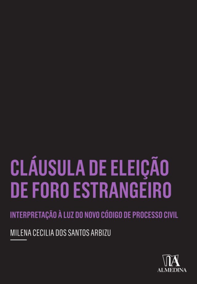 Kirjankansi teokselle Cláusula de Eleição de Foro Estrangeiro