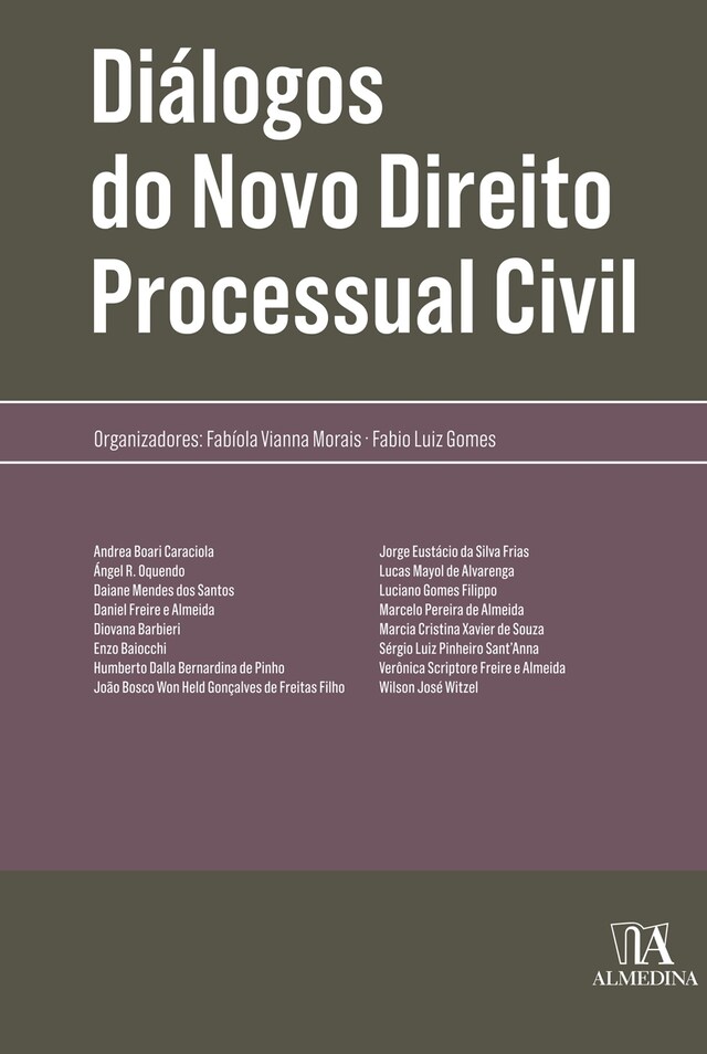 Kirjankansi teokselle Diálogos do Novo Direito Processual Civil