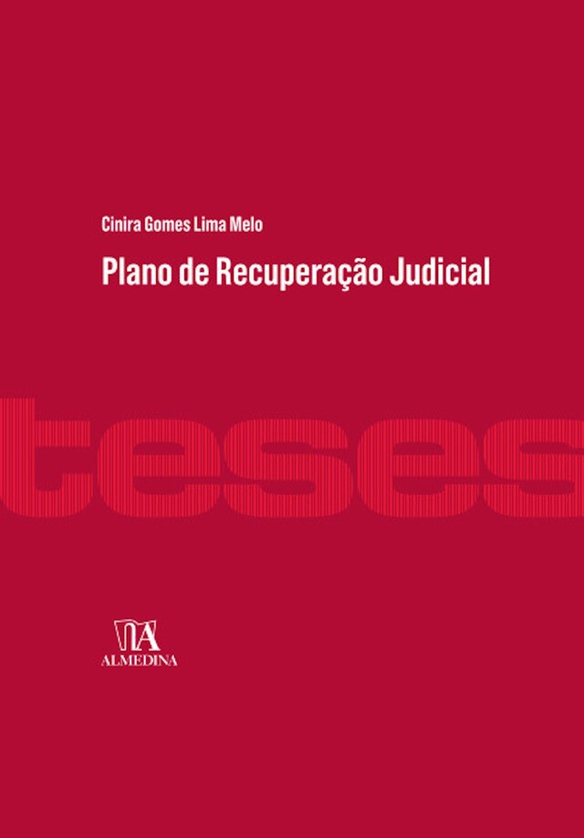 Kirjankansi teokselle Plano de Recuperação Judicial