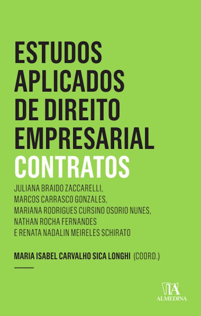 Book cover for Estudos Aplicados de Direito Empresarial - Contratos