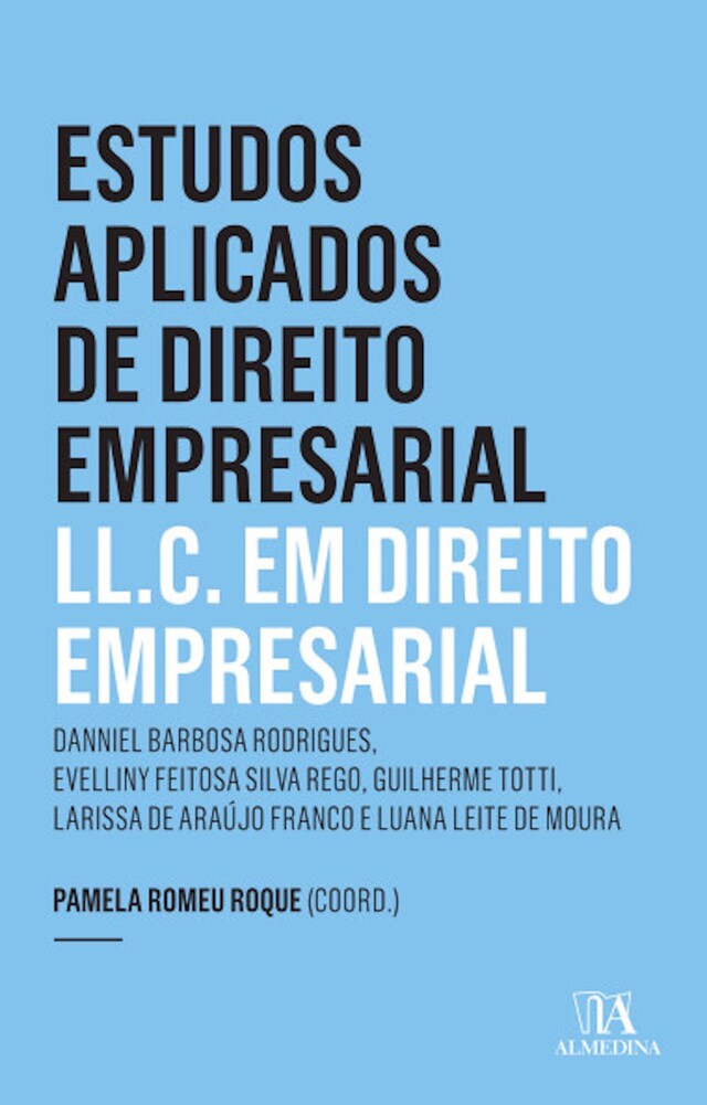 Okładka książki dla Estudos Aplicados de Direito Empresarial - LL.C. em Direito Empresarial