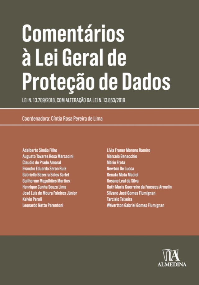 Buchcover für Comentários à Lei Geral de Proteção de Dados